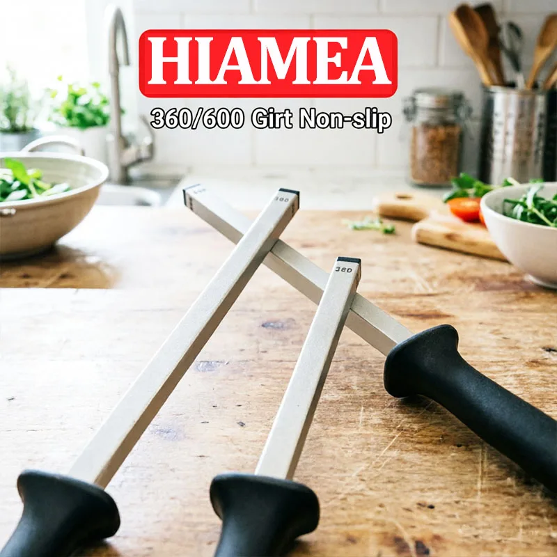 HIAMEA 360/600# Diamond Knife Sharpener Rod 8/10/12inch Heavy Duty Chef's Tool For Precision Kitchen Knives Durable Sharpening
HIAMEA 360/600# Diamond Knife Sharpener Rod 8/10/12inch Heavy Duty Chef's Tool For Precision Kitchen Knives Durable Sharpening