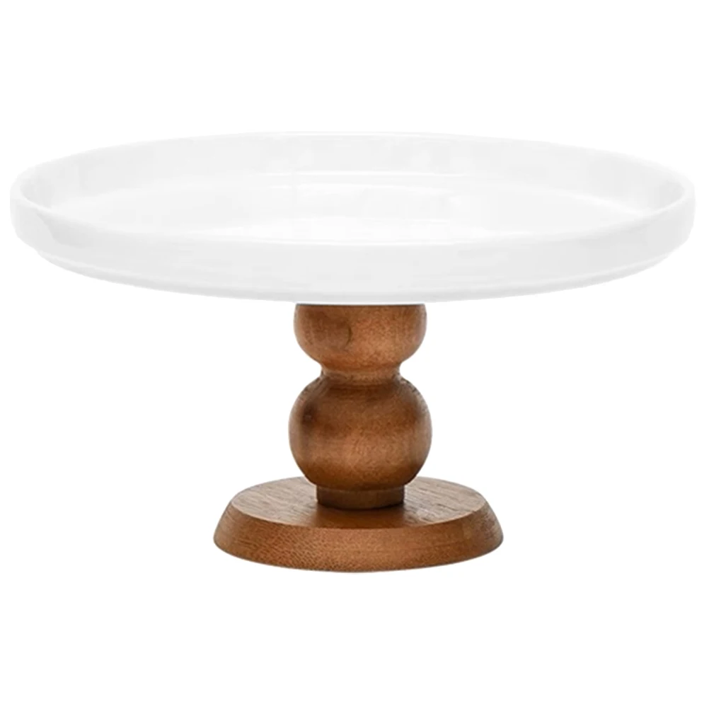 French Retro Solid Wood Tall Ceramic Cake Brown Feet Vintage Cupcake Display Afternoon Tea Party Wedding Cake High Base
French Retro Solid Wood Tall Ceramic Cake Brown Feet Vintage Cupcake Display Afternoon Tea Party Wedding Cake High Base