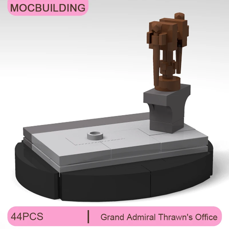 Диорама Grand Admiral Thrawn's Office MOC, строительные блоки, модель DIY, сборка кирпичей, космическая архитектура, дисплей, игрушки, подарки, 44 шт.
Диорама Grand Admiral Thrawn's Office MOC, строительные блоки, модель DIY, сборка кирпичей, космическая архитектура, дисплей, игрушки, подарки, 44 шт.