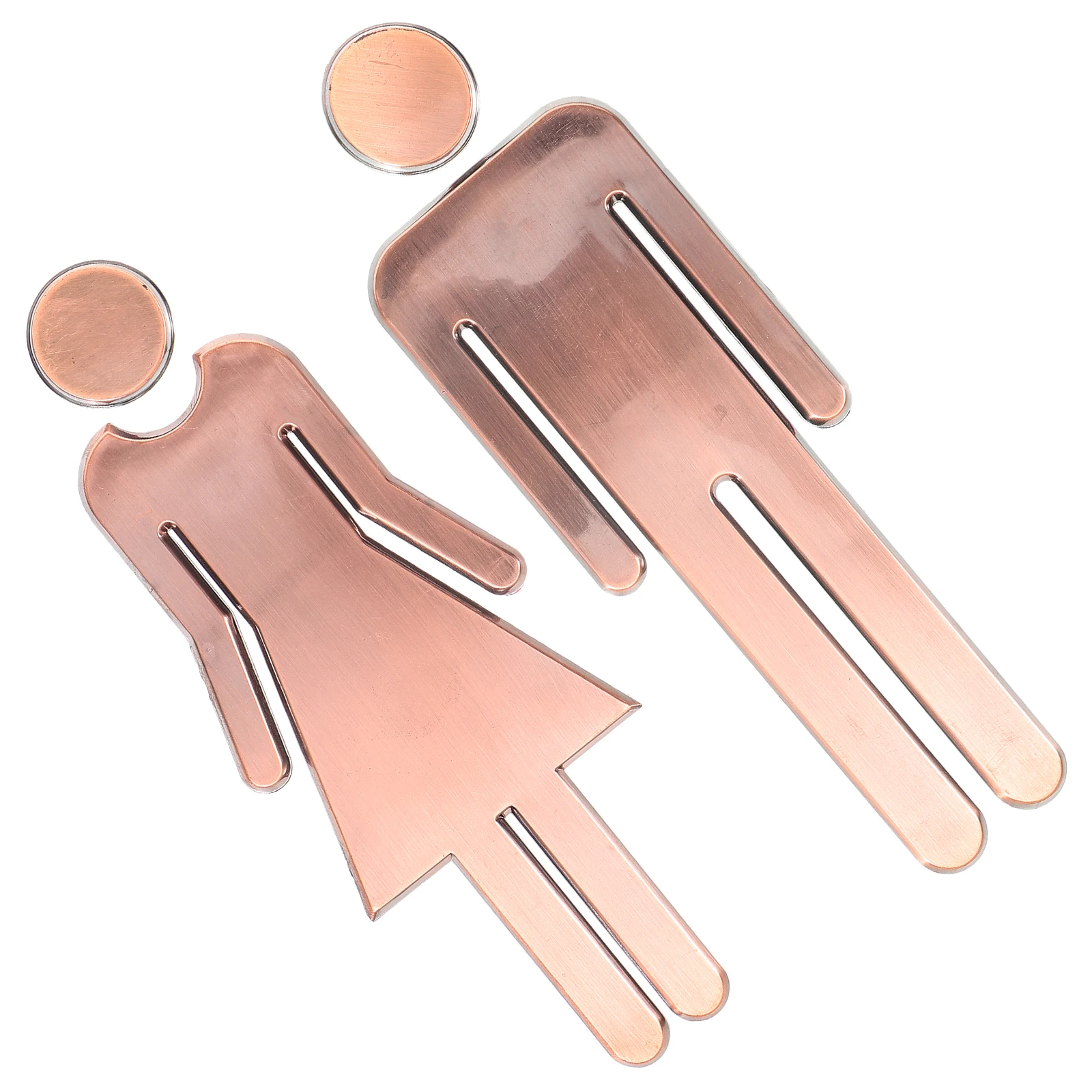 2pcs Restroom Signs Stainless Steel Bathroom Signage Decor Wall Door Signs for Business Easy Installation 
2pcs Restroom Signs Stainless Steel Bathroom Signage Decor Wall Door Signs for Business Easy Installation