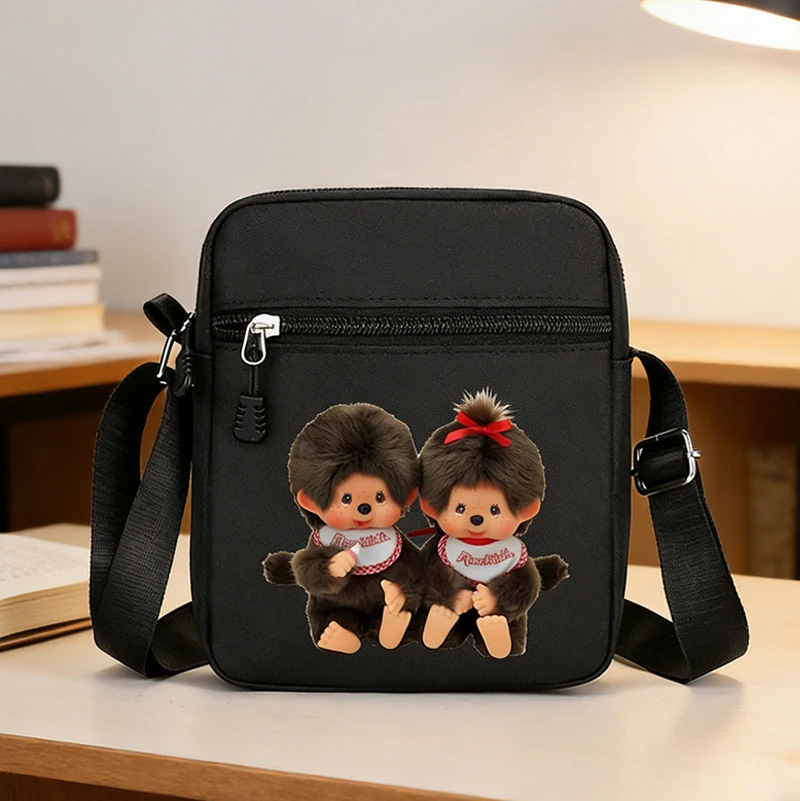 Monchhichi Shoulder Bag Cartoon Character Print Oxford Cloth Crossbody Bags Portable Fashion Large Capacity Organiser Kids Gifts
Monchhichi Shoulder Bag Cartoon Character Print Oxford Cloth Crossbody Bags Portable Fashion Large Capacity Organiser Kids Gifts