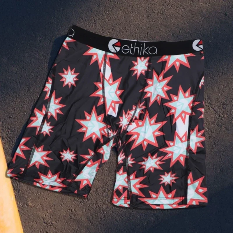 ETHIKA Men Boxershorts Nylon Breathable Mesh Crotch Man Underwear Men's Panties Plus Size 3XL Men Underpants Printed Men Trunks
ETHIKA Men Boxershorts Nylon Breathable Mesh Crotch Man Underwear Men's Panties Plus Size 3XL Men Underpants Printed Men Trunks