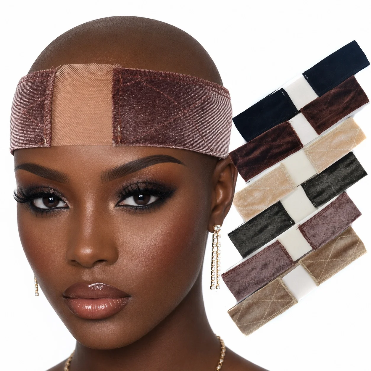 Velvet Wig Grip Band Adjustable Non Slip Wig Headband with Velcro Closure for Women Lace Front Wigs Hair Accessories
Velvet Wig Grip Band Adjustable Non Slip Wig Headband with Velcro Closure for Women Lace Front Wigs Hair Accessories