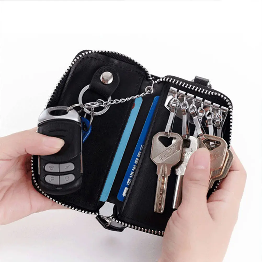 Car Case Premium Wallet Zipper Closure Lightweight Key Holder For Men Coin Purse Small Change Organizer Car Key Bag
Car Case Premium Wallet Zipper Closure Lightweight Key Holder For Men Coin Purse Small Change Organizer Car Key Bag