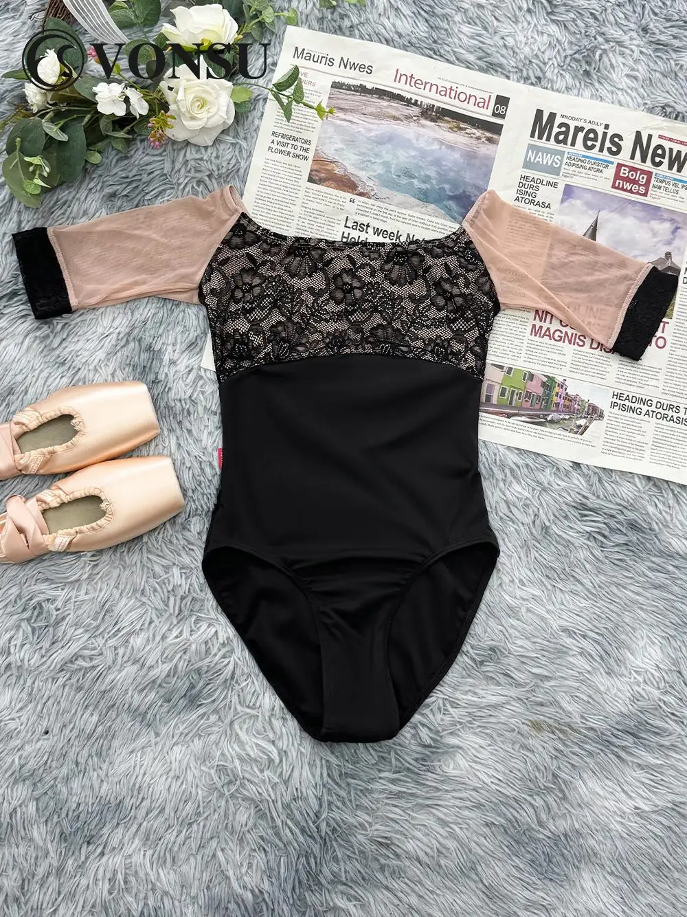 Vonsu High-End Lace Splice Ballet Performance orm ort Sve Dance Practice Suit Fem Profional Ballet Costume
Vonsu High-End Lace Splice Ballet Performance orm ort Sve Dance Practice Suit Fem Profional Ballet Costume