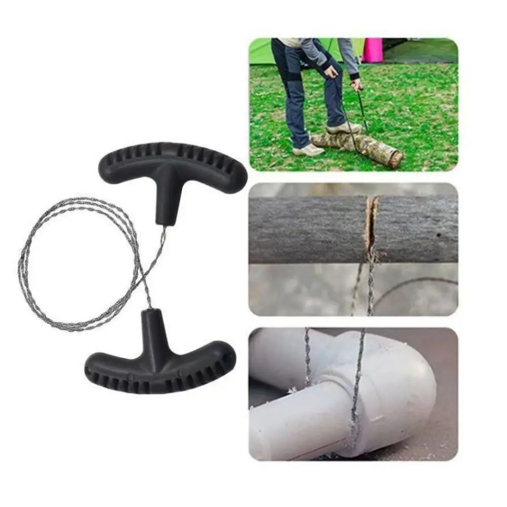 4-strand Stainless Steel Wire Saw Manual with Handle Outdoor Camping Survival Tool Strong Durable Hand Steel Wire Saw
4-strand Stainless Steel Wire Saw Manual with Handle Outdoor Camping Survival Tool Strong Durable Hand Steel Wire Saw