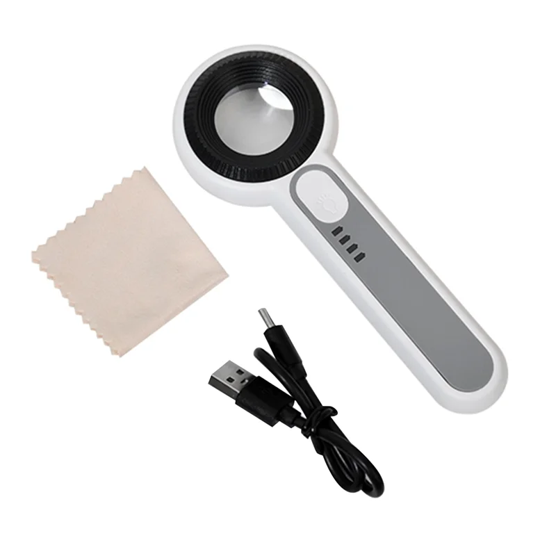 A84E-Portable Handheld 60X Illuminated Magnifier Magnifying Glass Lens With 8 LED Light Aid Reading For Seniors
A84E-Portable Handheld 60X Illuminated Magnifier Magnifying Glass Lens With 8 LED Light Aid Reading For Seniors