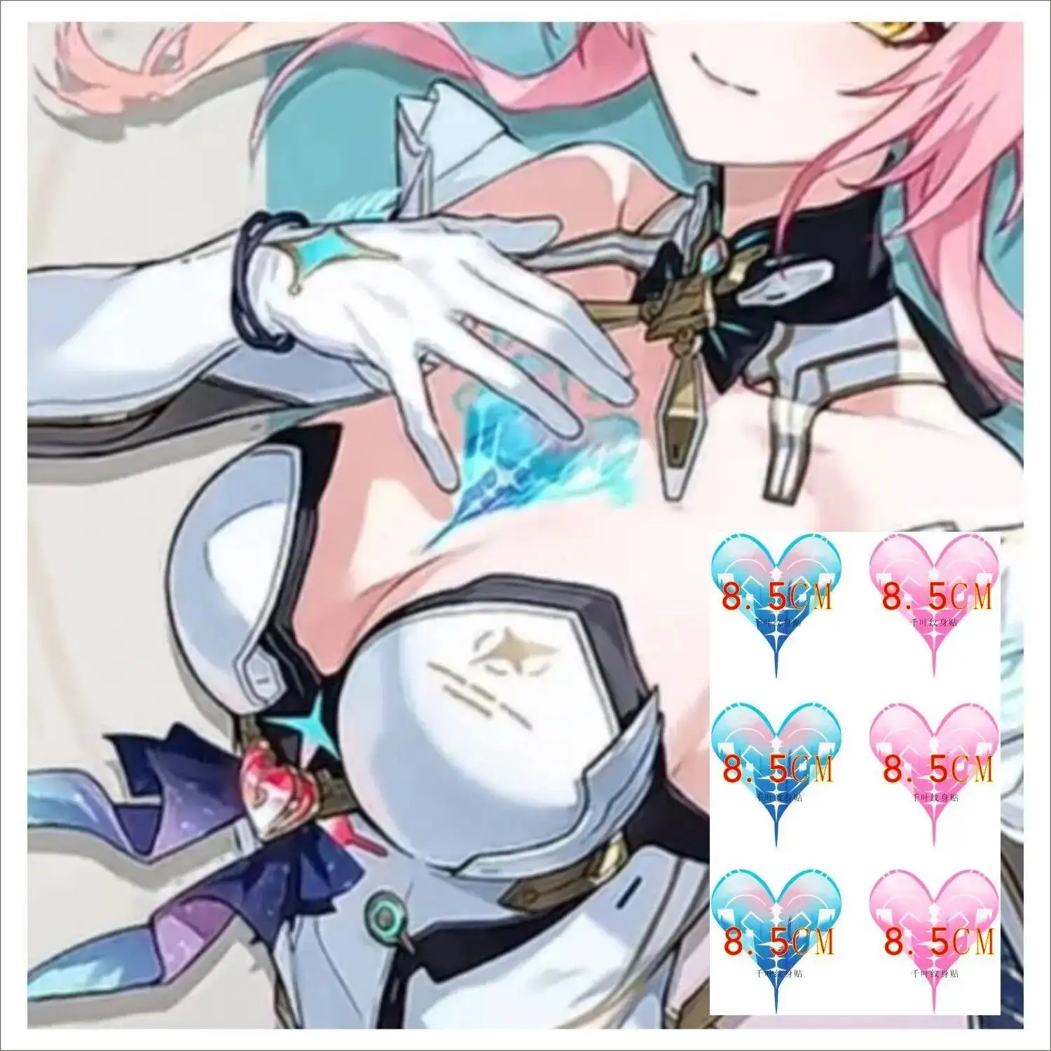 Anime Wuthering Waves Aemeath Phrolova Cosplay Cartoon Tattoo Sticker Tattoos Temporary Tattooing Stickers Comic Acg Exhibition
Anime Wuthering Waves Aemeath Phrolova Cosplay Cartoon Tattoo Sticker Tattoos Temporary Tattooing Stickers Comic Acg Exhibition