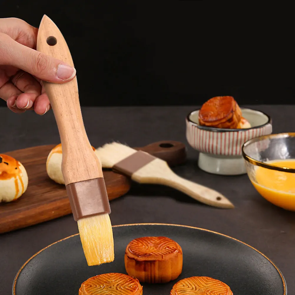 2pcs Beech Handle Barbecue Brush Oil Kitchen Utensils Wood Pastry Turkey Basting BBQ Grilling Tool Baking Sauce Cake
2pcs Beech Handle Barbecue Brush Oil Kitchen Utensils Wood Pastry Turkey Basting BBQ Grilling Tool Baking Sauce Cake