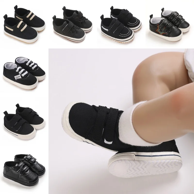 Унисекс, черные парусиновые весенне-осенние многофункциональные туфли для первых шагов, удобная повседневная спортивная обувь на мягкой подошве
Унисекс, черные парусиновые весенне-осенние многофункциональные туфли для первых шагов, удобная повседневная спортивная обувь на мягкой подошве