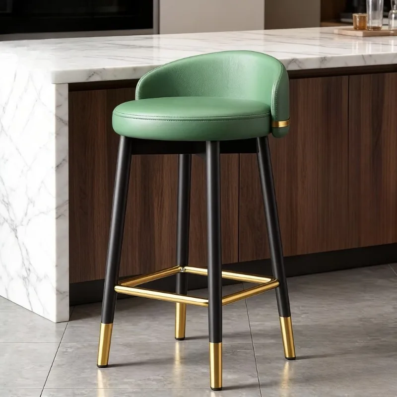 Modern Minimalist Luxury-Lite Bar Stool, High Backrest Chair for Home Island & Reception Counter
Modern Minimalist Luxury-Lite Bar Stool, High Backrest Chair for Home Island & Reception Counter