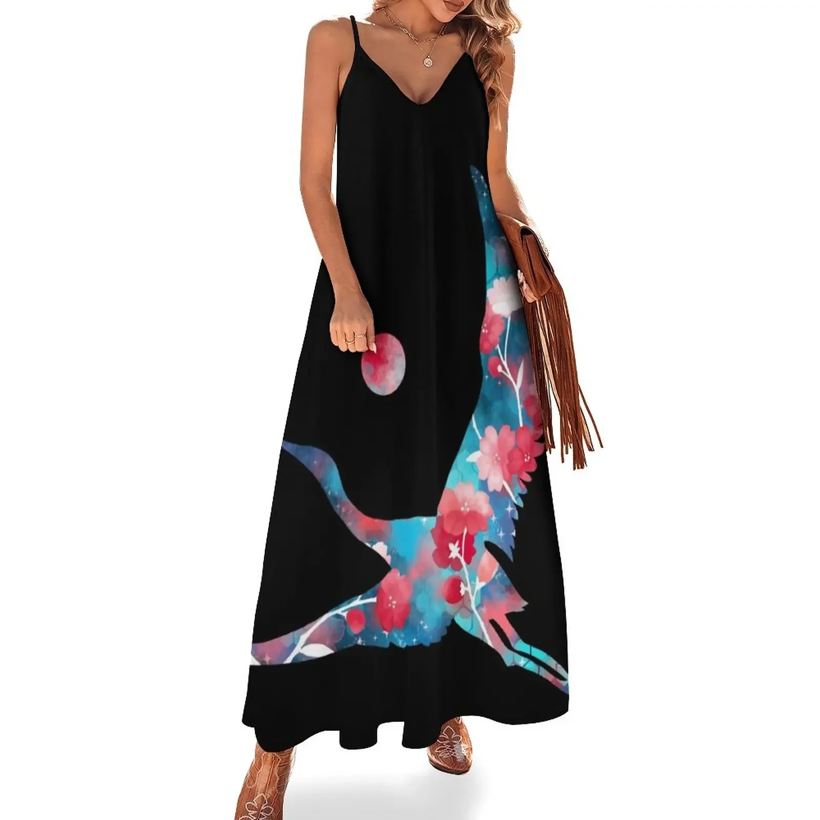 Japanese Crane Sakura Aesthetic (on black) Sleeveless Dress long sleeve dress women long dresses Women's summer dress
Japanese Crane Sakura Aesthetic (on black) Sleeveless Dress long sleeve dress women long dresses Women's summer dress