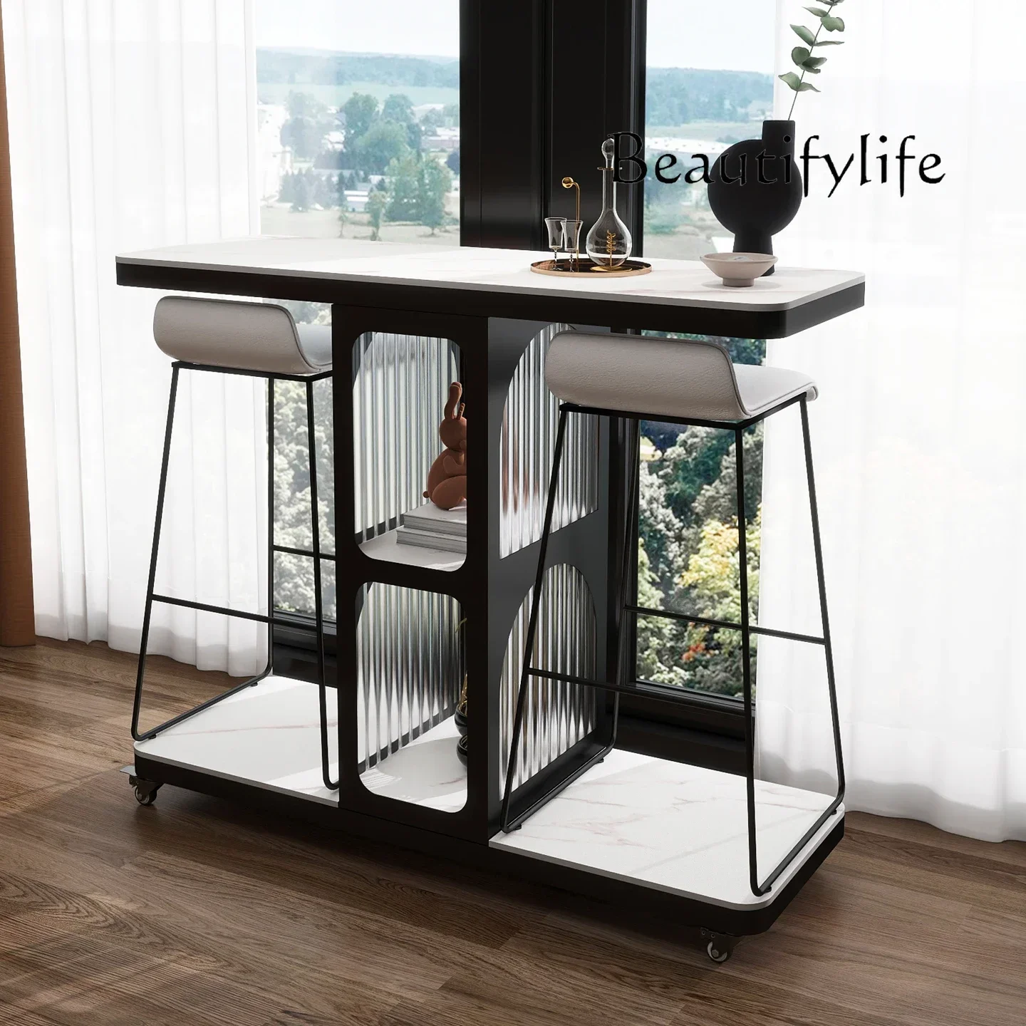 B FKModern Simple Mobile Small Bar Table Household Light Luxury High-end Long Strip Table Balcony High-footed Table
B FKModern Simple Mobile Small Bar Table Household Light Luxury High-end Long Strip Table Balcony High-footed Table