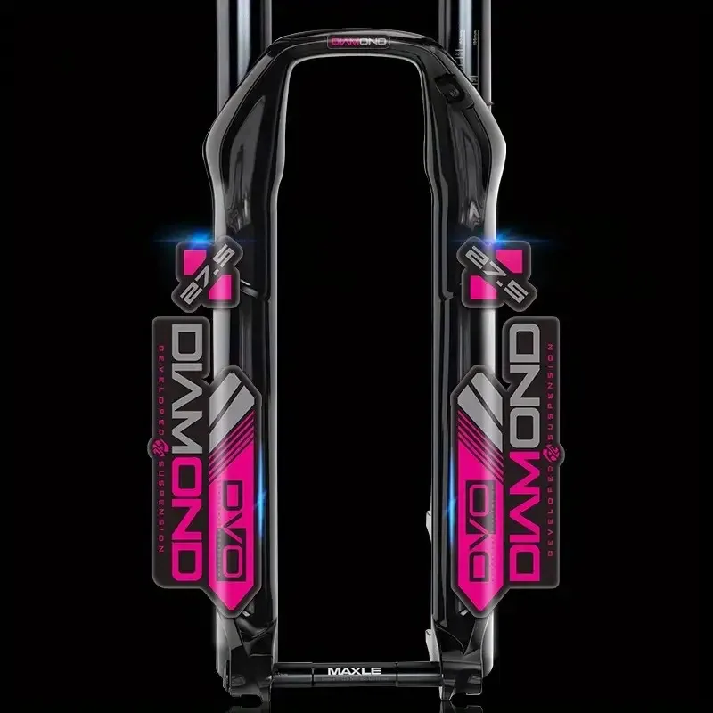 2D Flat Stickers 6 DVO Diamond Mountain Bike Fork Bar Stickers - Waterproof Vinyl Stickers with Strong "DVO" Design, Black
2D Flat Stickers 6 DVO Diamond Mountain Bike Fork Bar Stickers - Waterproof Vinyl Stickers with Strong "DVO" Design, Black