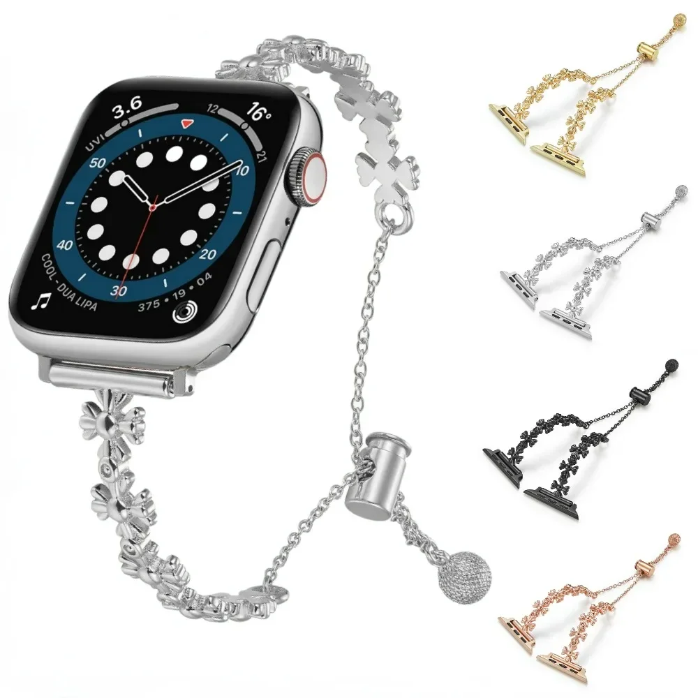 Metal For Apple Watch strap 49mm 44mm 40mm 45mm 41mm 42mm Women Bracelet Wristband iWatch 9 8 7 6 5 4 3 SE Ultra/2 49mm Correa
Metal For Apple Watch strap 49mm 44mm 40mm 45mm 41mm 42mm Women Bracelet Wristband iWatch 9 8 7 6 5 4 3 SE Ultra/2 49mm Correa