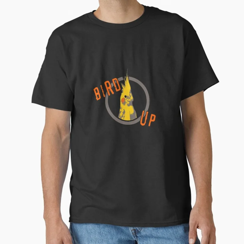 Bird Up meme cockatoo Cute cockatiel Funny pet parrot gift T-shirt for bird lover large size tee Adult Tops S-6XL
Bird Up meme cockatoo Cute cockatiel Funny pet parrot gift T-shirt for bird lover large size tee Adult Tops S-6XL