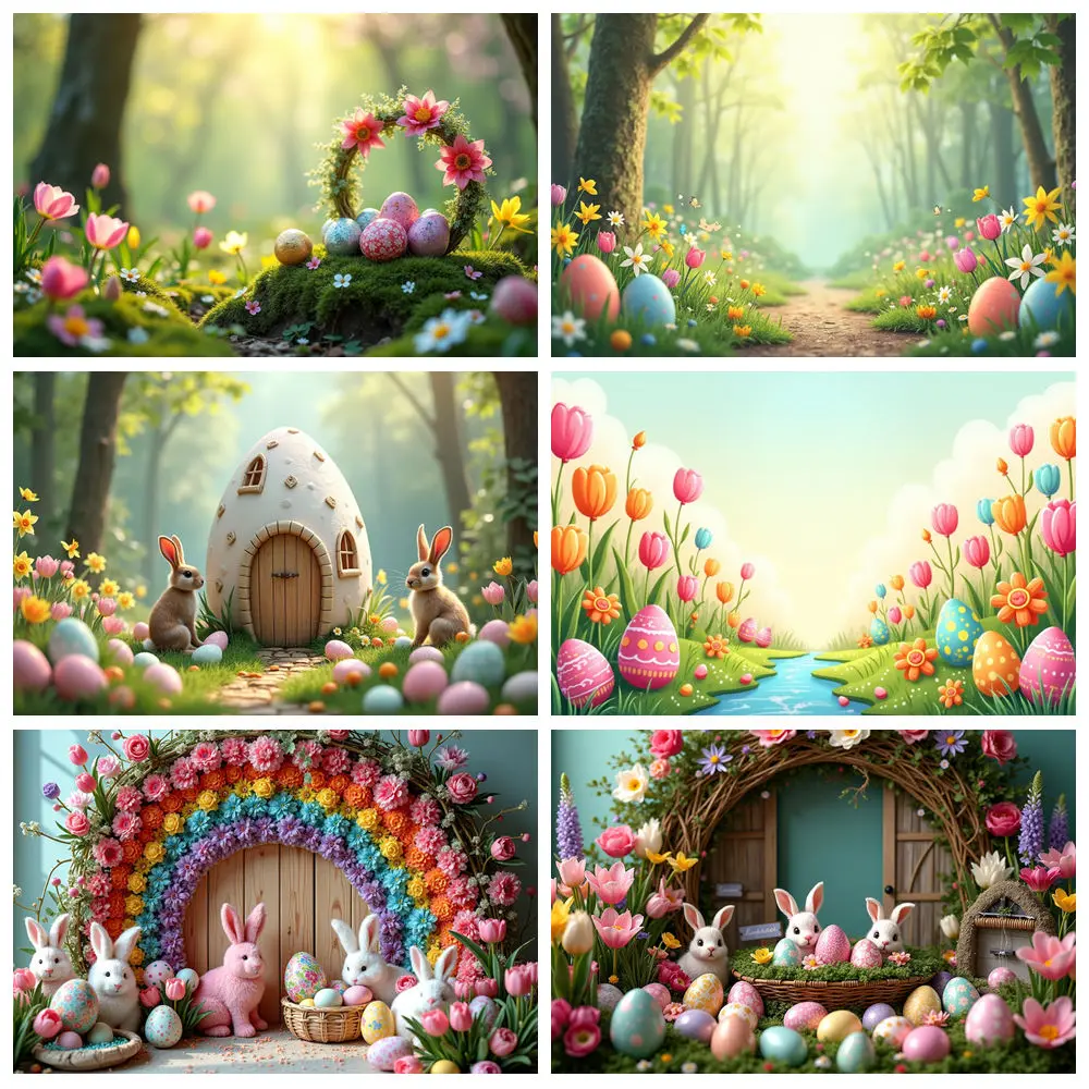 MOON.QG Happy Easter Background Photography Wonderland Colorful Eggs Bunny Photozone Backdrop Children Studio Photocall Supplies
MOON.QG Happy Easter Background Photography Wonderland Colorful Eggs Bunny Photozone Backdrop Children Studio Photocall Supplies