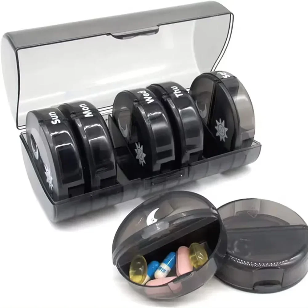 Rainbow 7 Days Pill Box Organizer Plastic Storage Box Container Portable Medicine Pill's Case Weekly First Aid Kit Hat for Table
Rainbow 7 Days Pill Box Organizer Plastic Storage Box Container Portable Medicine Pill's Case Weekly First Aid Kit Hat for Table