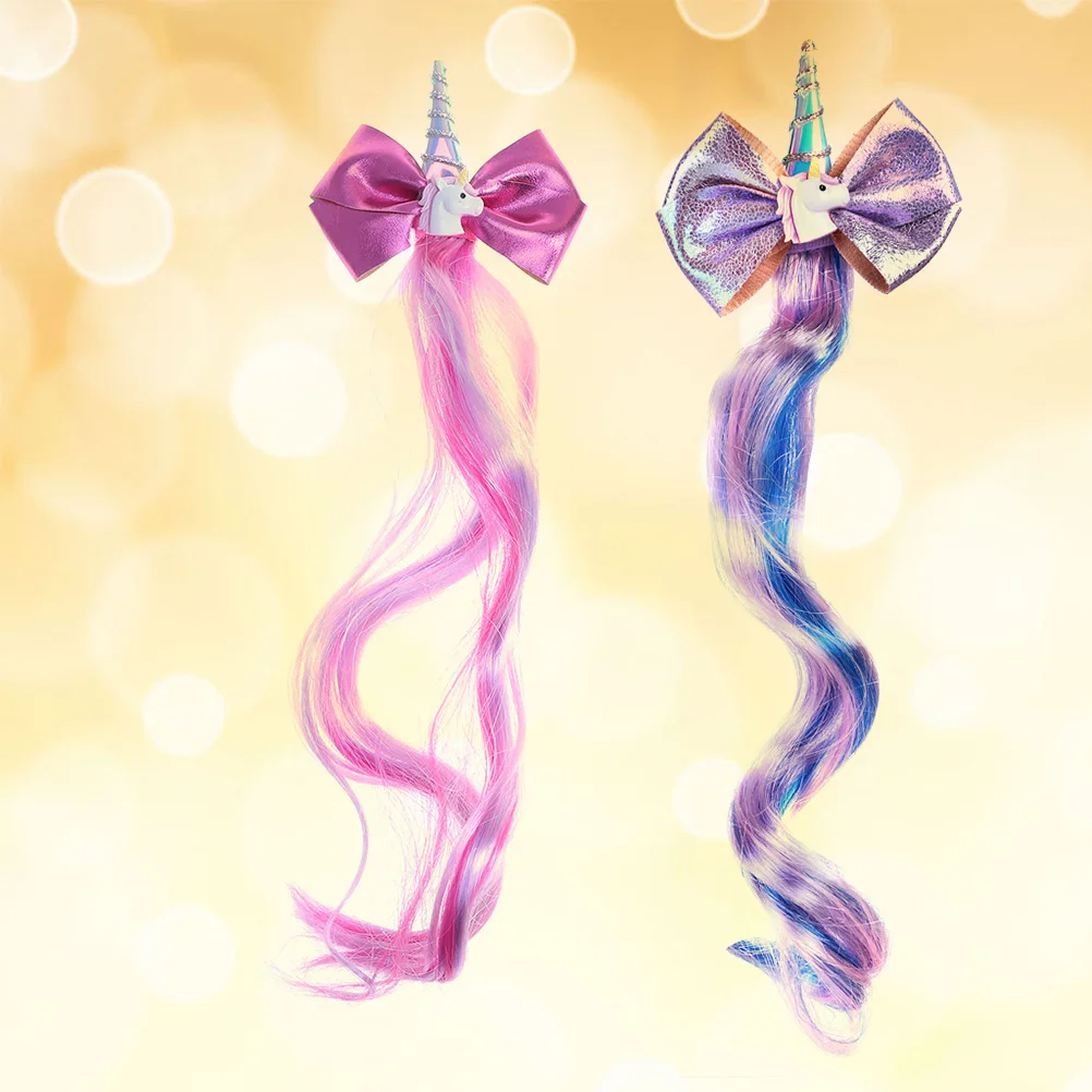 2pcs Unicorn Glittering Bowknot Hairpins Gradient Color Barrette Hair Clips Hair Accessories for Kids Little Girls
2pcs Unicorn Glittering Bowknot Hairpins Gradient Color Barrette Hair Clips Hair Accessories for Kids Little Girls