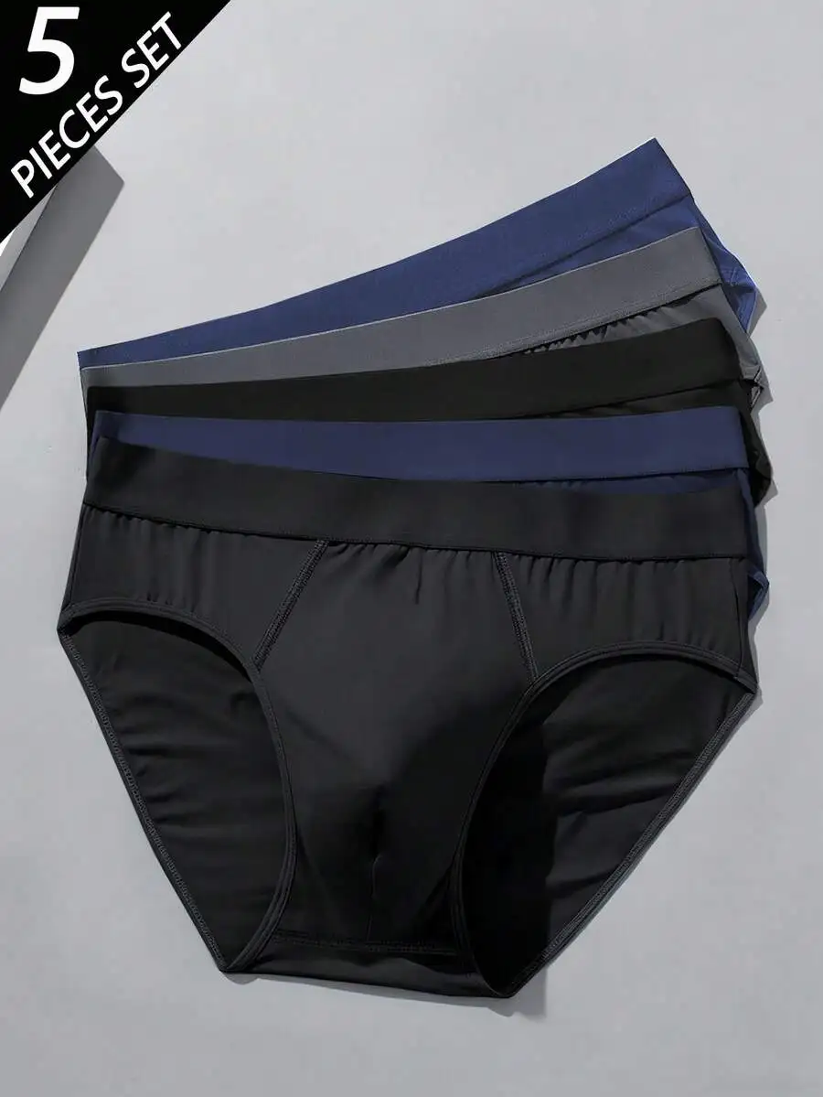 5pcs Set Mens Briefs Soft Comfortable Everyday Underwear
5pcs Set Mens Briefs Soft Comfortable Everyday Underwear