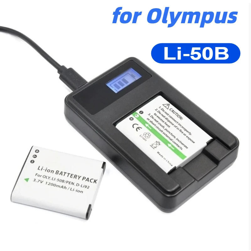 Li-50B Li 50B D-LI92 Battery+LCD USB Charger for Olympus SP 810 800UZ U6010 U6020 U9010 SZ14 SZ16 D755 U1010 SZ30 SZ20
Li-50B Li 50B D-LI92 Battery+LCD USB Charger for Olympus SP 810 800UZ U6010 U6020 U9010 SZ14 SZ16 D755 U1010 SZ30 SZ20