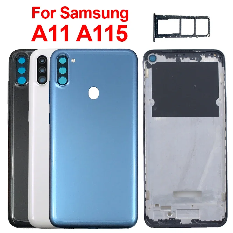 Middle Frame For Samsung Galaxy A11 A115F A115F/DS Housing Battery Cover Back Panel Rear With SIM Card Tray
Middle Frame For Samsung Galaxy A11 A115F A115F/DS Housing Battery Cover Back Panel Rear With SIM Card Tray