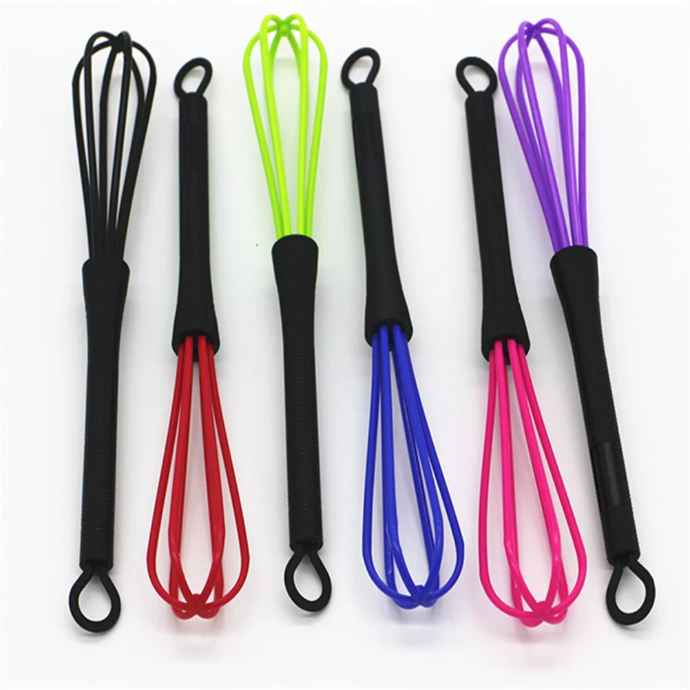 6PCS Hair Dye Stirrer Hair Coloring Whisk Cream Mixer for Salon Barber Hairdressing (Blue, Purple, Pink, Black, Red, Green)
6PCS Hair Dye Stirrer Hair Coloring Whisk Cream Mixer for Salon Barber Hairdressing (Blue, Purple, Pink, Black, Red, Green)