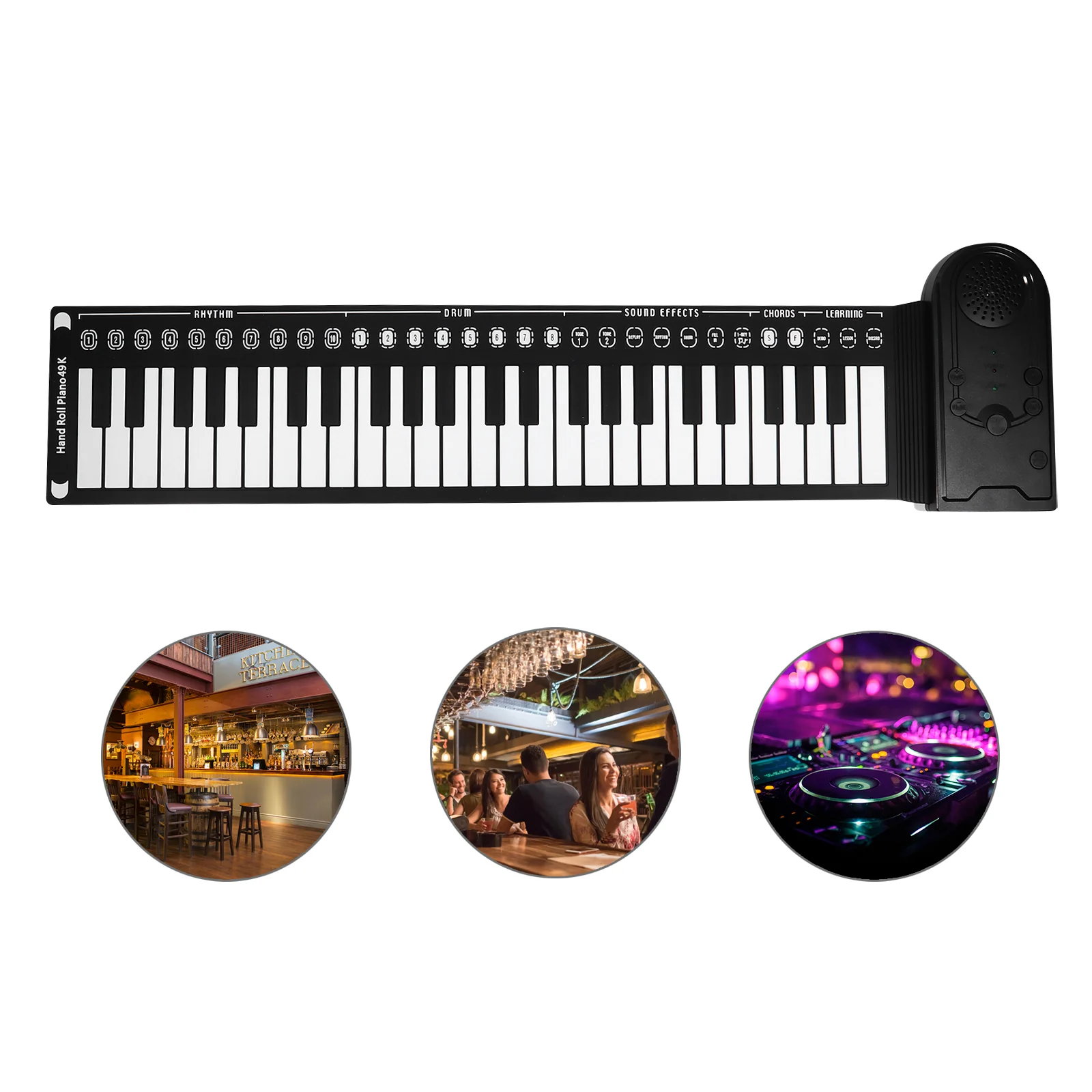 49 Keys Roll Piano Instrument Foldable Keyboard Hand Rolled Portable Electronic Musical
49 Keys Roll Piano Instrument Foldable Keyboard Hand Rolled Portable Electronic Musical