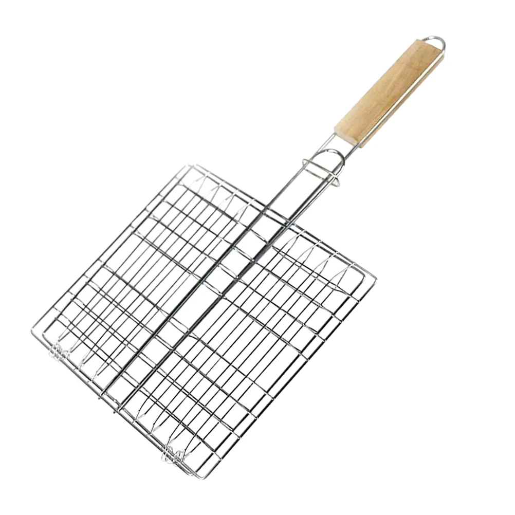 Stainless Steel BBQ Grill Rack Large Size Portable Outdoor Cooking Fish Steak Basket For Camping Picnic Barbecue Accessories
Stainless Steel BBQ Grill Rack Large Size Portable Outdoor Cooking Fish Steak Basket For Camping Picnic Barbecue Accessories