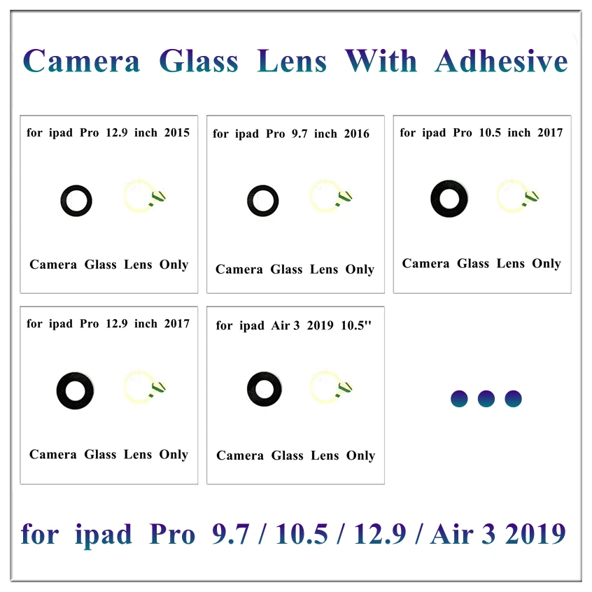 1 шт. для Ipad Pro 9,7 2016 10,5 12,9 дюймов 1st 2nd Gen 2015 2017 Air 3 2019 стеклянный объектив задней камеры с клейкой заменой
1 шт. для Ipad Pro 9,7 2016 10,5 12,9 дюймов 1st 2nd Gen 2015 2017 Air 3 2019 стеклянный объектив задней камеры с клейкой заменой
