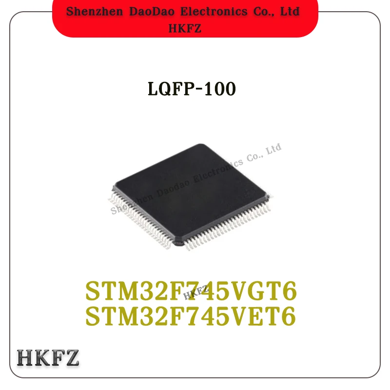 STM32F745VGT6 STM32F745VET6 LQFP-100 Microcontroller chip new original
STM32F745VGT6 STM32F745VET6 LQFP-100 Microcontroller chip new original
