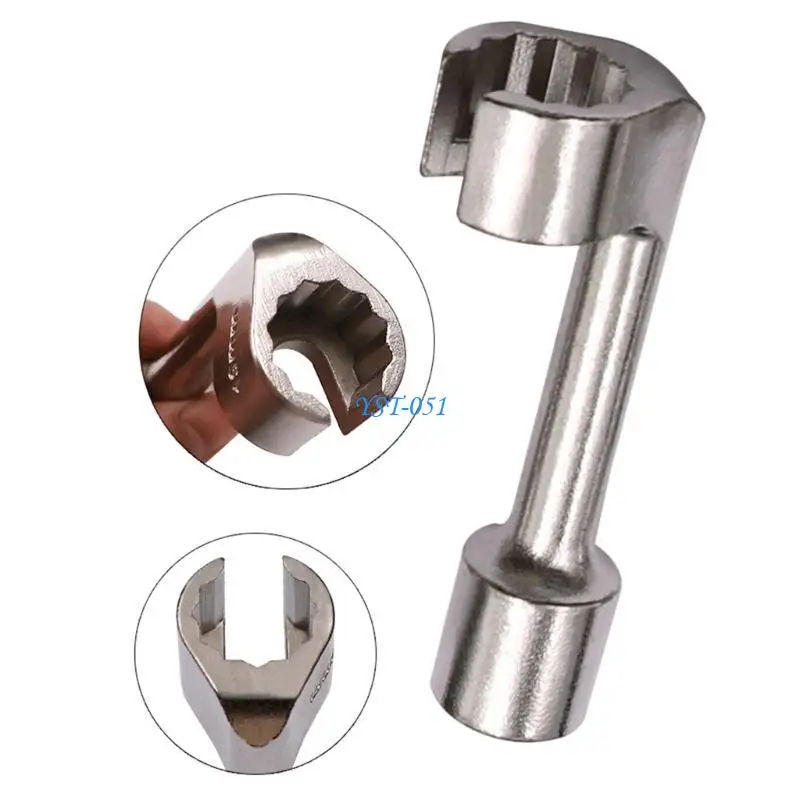 E15A Professional Diesels Injector Fuels Line Wrench 12mm to 19mm for Car Maintenance 
E15A Professional Diesels Injector Fuels Line Wrench 12mm to 19mm for Car Maintenance