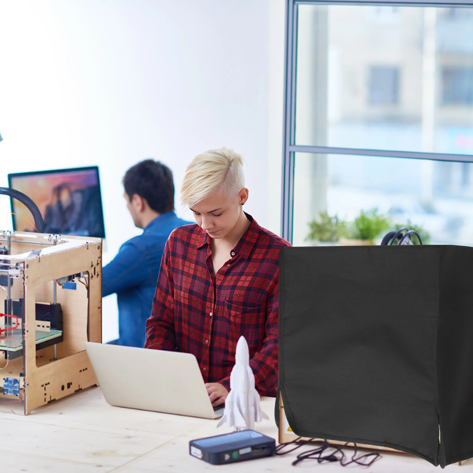 3D Printer Protective Shield Transparent Anti-Dust Explosion Proof Cover for Safe Printing Environment Printer Enclosure