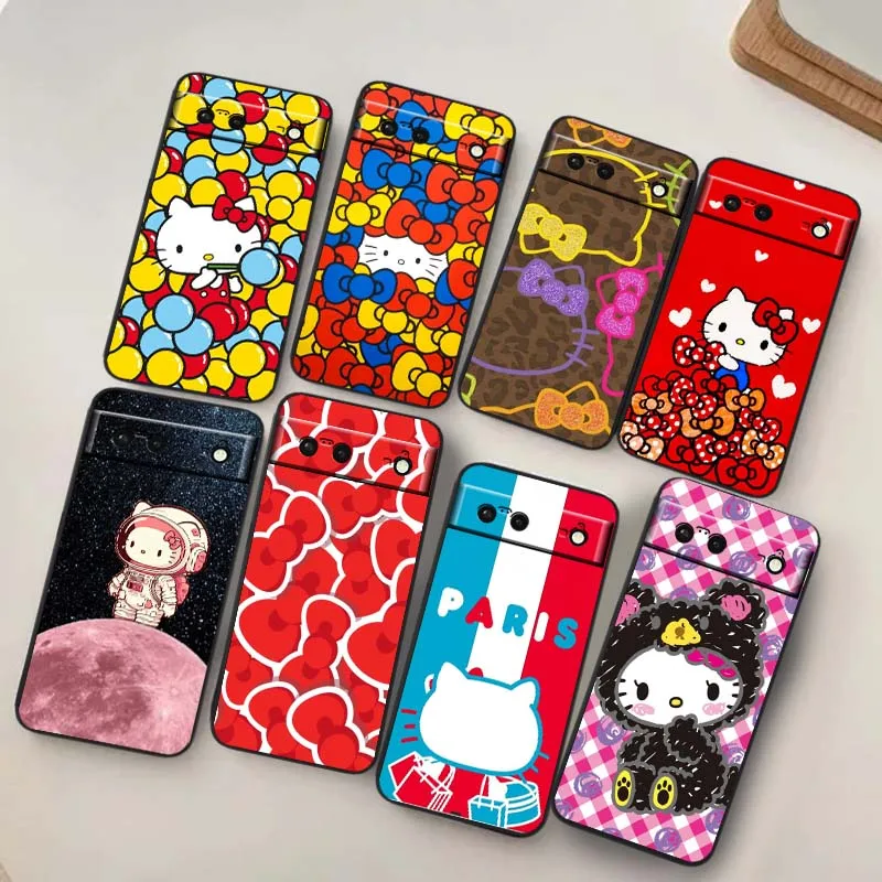 Sanrio sweet Hello Kitty Cute For Google Pixel 9a 9 8A 8 7 7A 6 6A Pro XL 2024 5G Black Soft TPU Silicone Cover Phone Case
Sanrio sweet Hello Kitty Cute For Google Pixel 9a 9 8A 8 7 7A 6 6A Pro XL 2024 5G Black Soft TPU Silicone Cover Phone Case