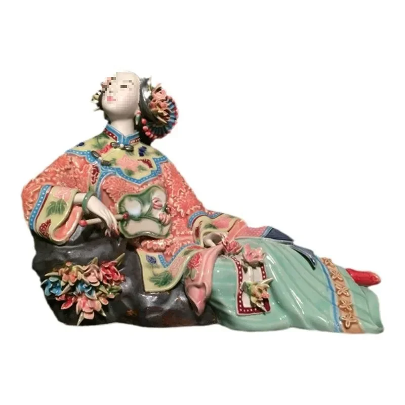 Ladies doll ceramic home furnishing features retro furnishings new Chinese ornaments
Ladies doll ceramic home furnishing features retro furnishings new Chinese ornaments