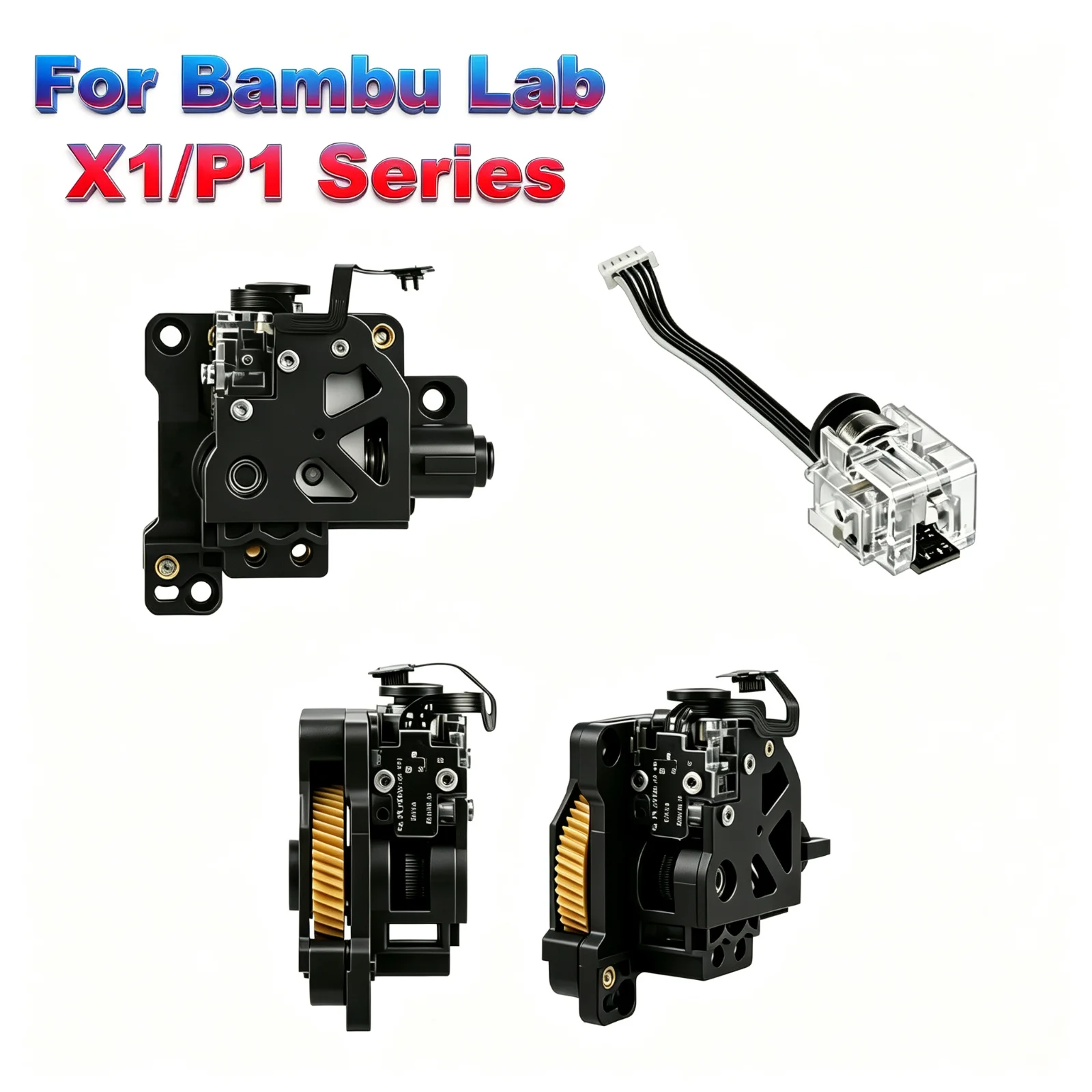NEW Hardened Steel Extruder Unit For Bambu lab P1/X1 Series Extruder For P1S P1P For Bambu lab Hotend Extruder Gear
NEW Hardened Steel Extruder Unit For Bambu lab P1/X1 Series Extruder For P1S P1P For Bambu lab Hotend Extruder Gear