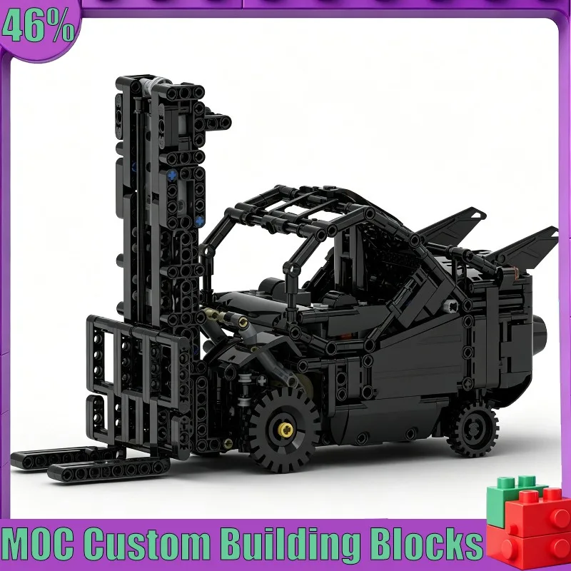 751PCS Technical Forklift Engineering Vehicle MOC Model Custom Building Blocks DIY Assembly Educational Collection Birthday Gift
751PCS Technical Forklift Engineering Vehicle MOC Model Custom Building Blocks DIY Assembly Educational Collection Birthday Gift