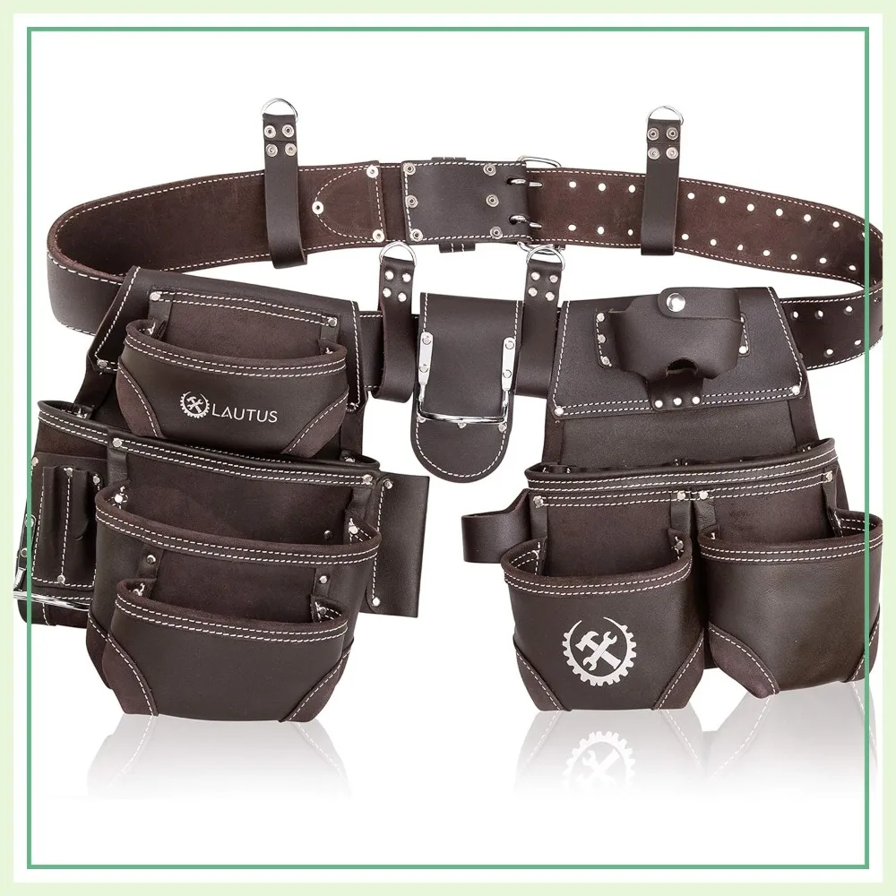Oiled Tanned Rig Tool Belt for Carpenter, Construction, Framers, Handyman, Electrician
Oiled Tanned Rig Tool Belt for Carpenter, Construction, Framers, Handyman, Electrician