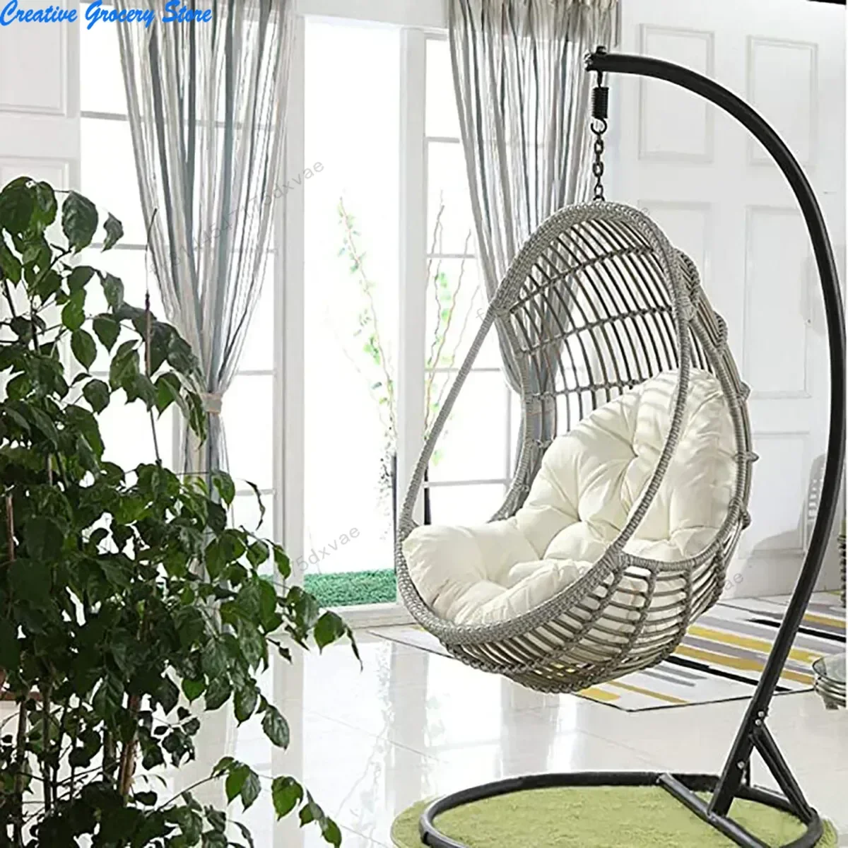 Balcony Egg Chair Cushion Seat Pad Swing Hanging Chair Mat Pillow Patio Garden Outdoor Thickened Hammock Rocking Chair Seat
Balcony Egg Chair Cushion Seat Pad Swing Hanging Chair Mat Pillow Patio Garden Outdoor Thickened Hammock Rocking Chair Seat