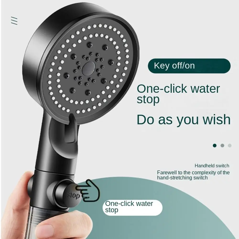 Saving Spray Water Flow Regulation Hard Water Softener with Carbon Filter Handheld Shower Head with 5 Spray Modes High Pressure
Saving Spray Water Flow Regulation Hard Water Softener with Carbon Filter Handheld Shower Head with 5 Spray Modes High Pressure