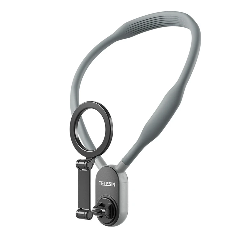 TELESIN Silicone Magnetic Neck Mount Quick Release Hold For Smart Phone Accessories
TELESIN Silicone Magnetic Neck Mount Quick Release Hold For Smart Phone Accessories