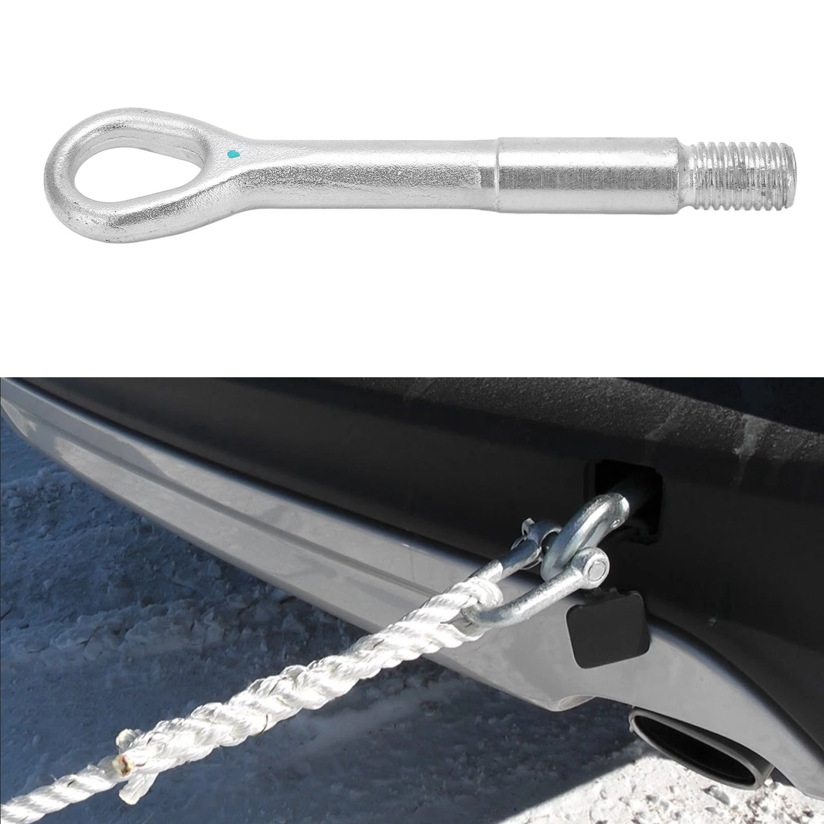 Car Tow Hook Towing Eye Ring Silver A221315006 Replacement For Mercedes‑Benz CL(216)2006‑2014
Car Tow Hook Towing Eye Ring Silver A221315006 Replacement For Mercedes‑Benz CL(216)2006‑2014