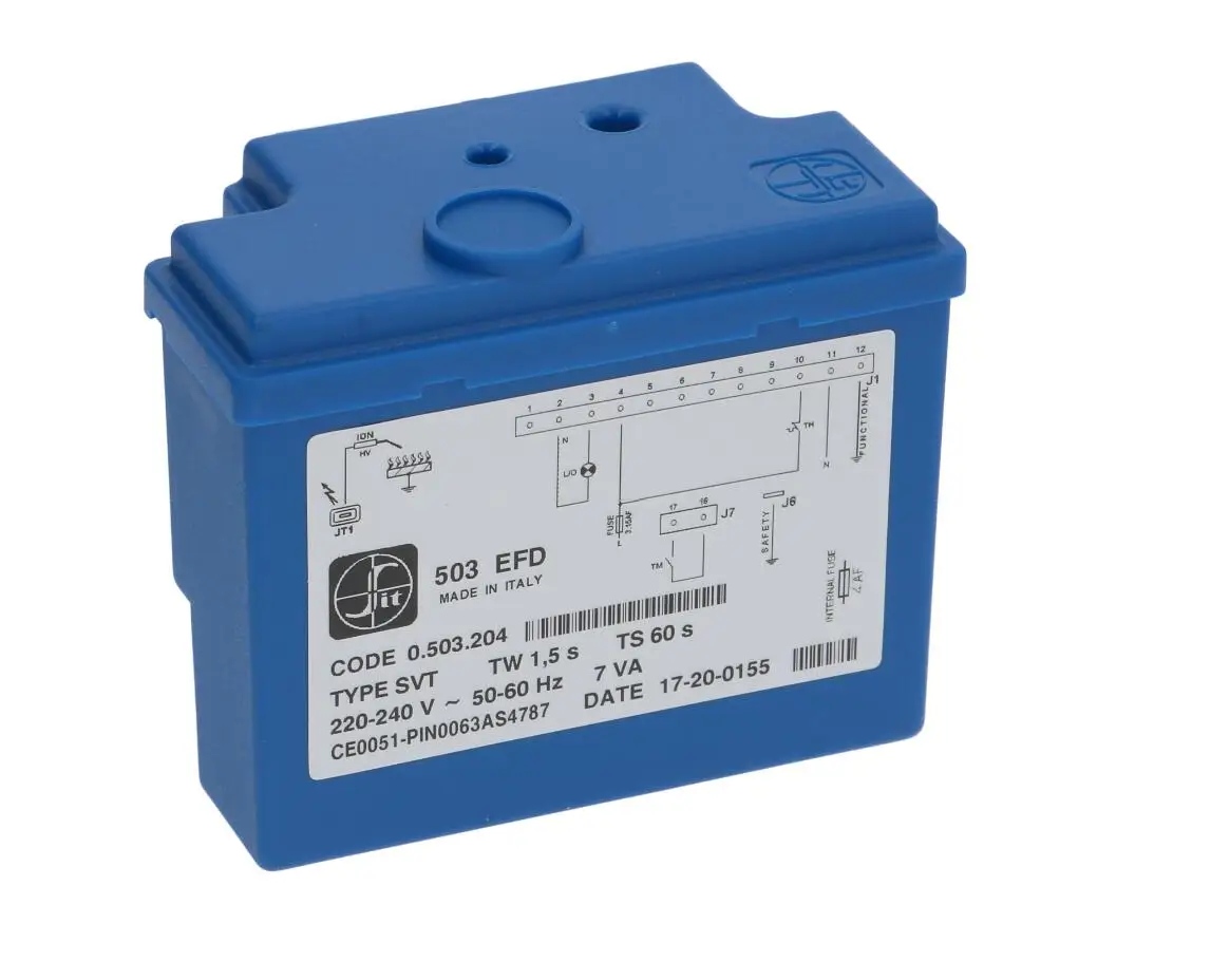 Контроллер зажигания газового клапана 0.503.204 SIT 503-EFD SVT BLUE BOX 0503204 503204
Контроллер зажигания газового клапана 0.503.204 SIT 503-EFD SVT BLUE BOX 0503204 503204