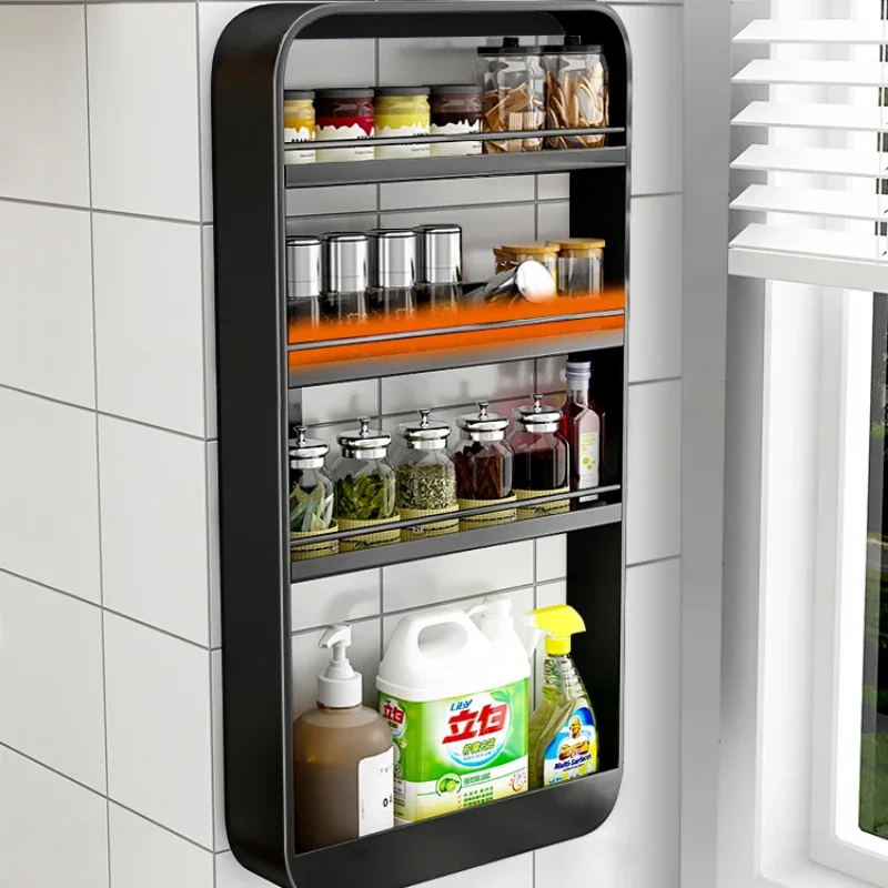 Multi-layer Storage Shelf, Wall-Mounted Spice Organizer, No-Drill Condiment Storage, Rust-Resistant Kitchen Cabinet
Multi-layer Storage Shelf, Wall-Mounted Spice Organizer, No-Drill Condiment Storage, Rust-Resistant Kitchen Cabinet