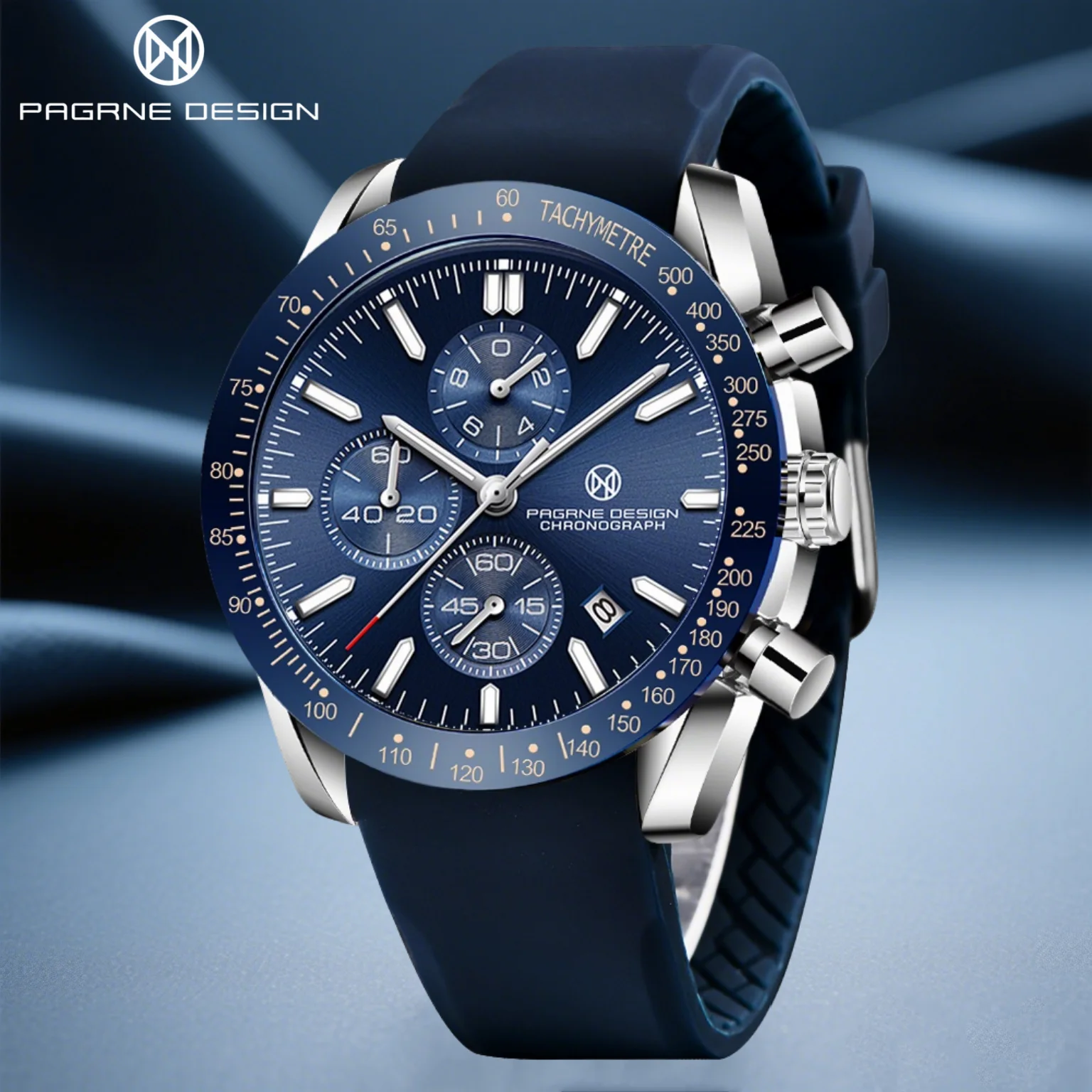PAGRNE DESIGN 2025 New Men's Quartz Watch Stainless Steel Rubber Multifunctional Chronograph 44mm Waterproof 30m Reloj Hombre
PAGRNE DESIGN 2025 New Men's Quartz Watch Stainless Steel Rubber Multifunctional Chronograph 44mm Waterproof 30m Reloj Hombre