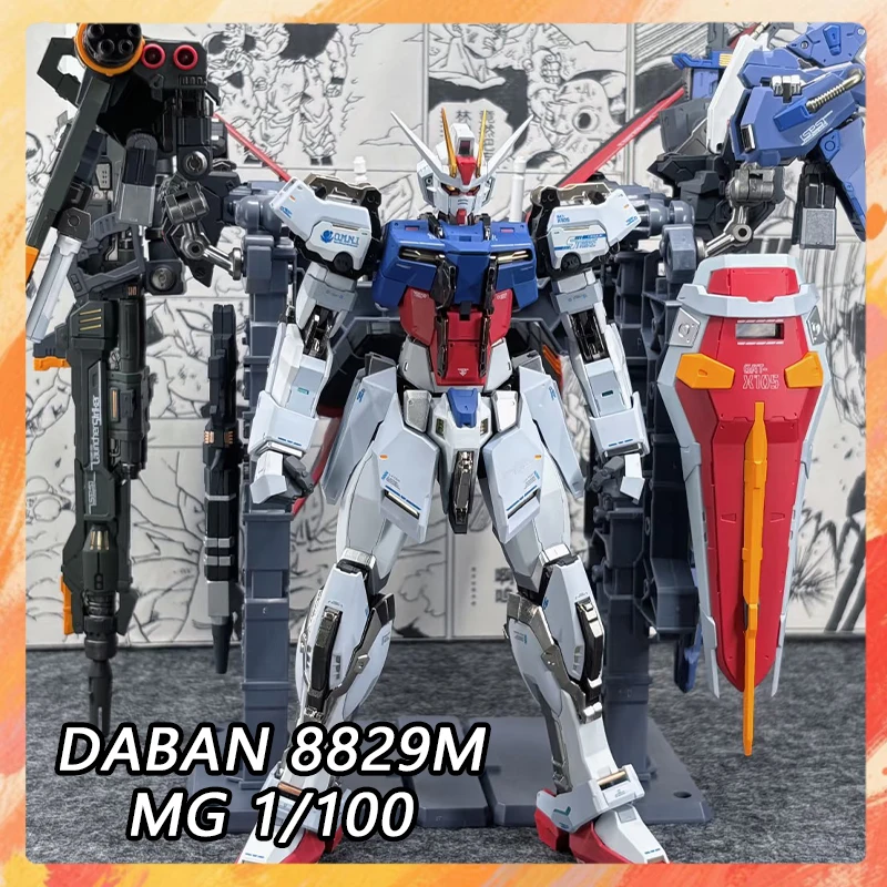 DABAN MG Strike Action Figure GAT-X105 Anime Figures Alloy Skeleton Scale 1/100 Assembly Model Kit Plastic Toys Birthday Gift
DABAN MG Strike Action Figure GAT-X105 Anime Figures Alloy Skeleton Scale 1/100 Assembly Model Kit Plastic Toys Birthday Gift