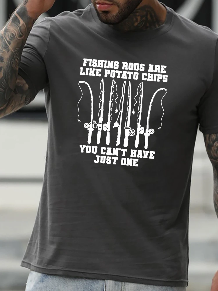 Comfy And Breathable Short Sleeve Fishing Theme design -100% cotton summer O-neck short sleeve casual printed T-shirt.
Comfy And Breathable Short Sleeve Fishing Theme design -100% cotton summer O-neck short sleeve casual printed T-shirt.