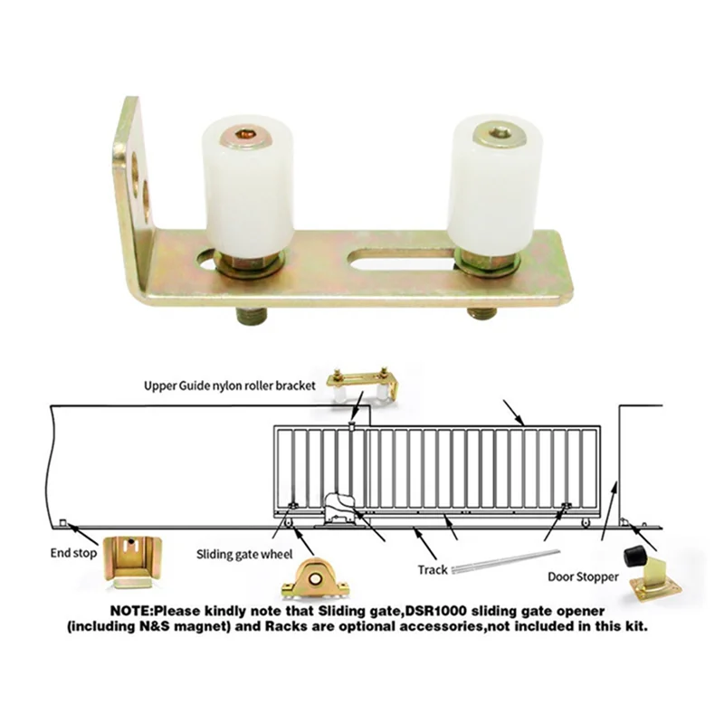 AA81-2PCS Patio Door Track Guide Rollers Sliding Door Guide Rollers With L-Pillar Bracket Adjustable Double Nylon Rollers Easy T
AA81-2PCS Patio Door Track Guide Rollers Sliding Door Guide Rollers With L-Pillar Bracket Adjustable Double Nylon Rollers Easy T