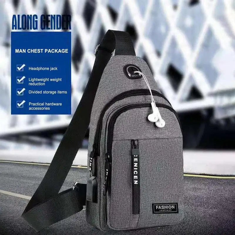 Casual Fashion Men Shoulder Bag Travel Backpack Fitness Sports Sling Chest Bag Crossbody Bag Phone Earphones Storage Bag Pouch
Casual Fashion Men Shoulder Bag Travel Backpack Fitness Sports Sling Chest Bag Crossbody Bag Phone Earphones Storage Bag Pouch