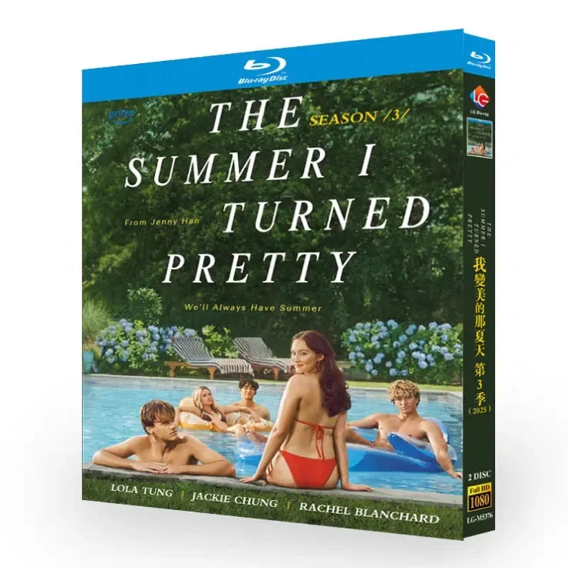 The Summer I Became Beautiful Season 3 Blu-ray High Definition American Drama BD Disc Box with Traditional Chinese English
The Summer I Became Beautiful Season 3 Blu-ray High Definition American Drama BD Disc Box with Traditional Chinese English